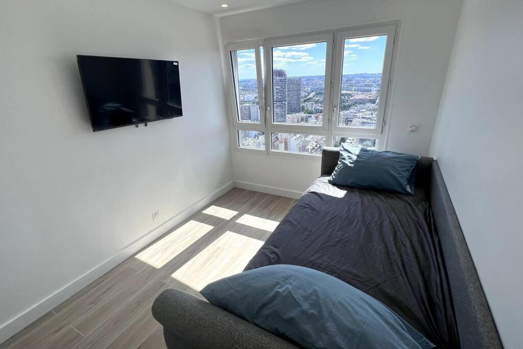 Nice Apartment With Amazing View Of Paris + Parking Eksteriør billede