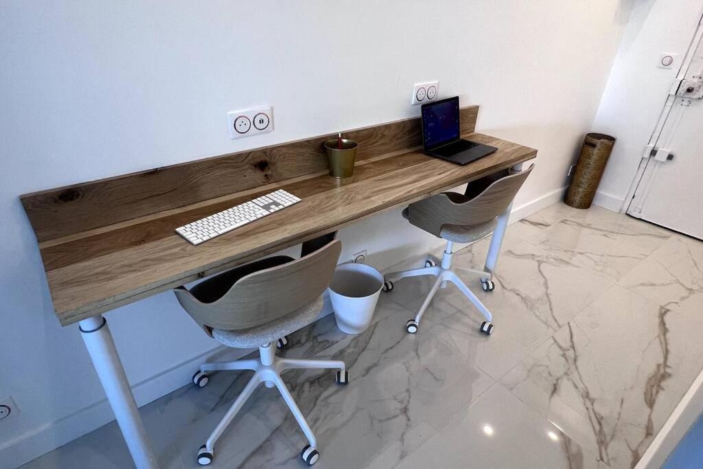 Nice Apartment With Amazing View Of Paris + Parking Eksteriør billede