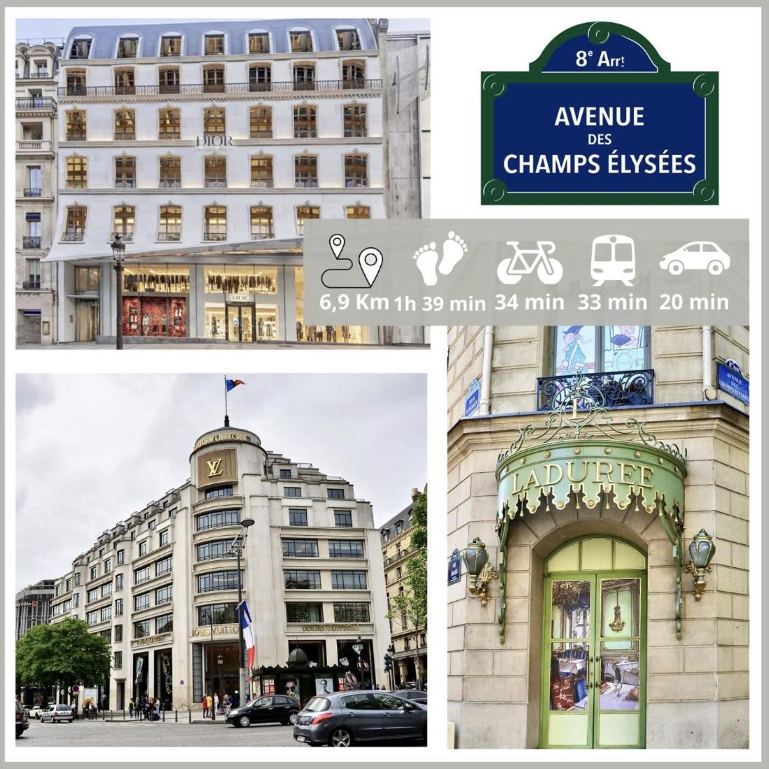Nice Apartment With Amazing View Of Paris + Parking Eksteriør billede