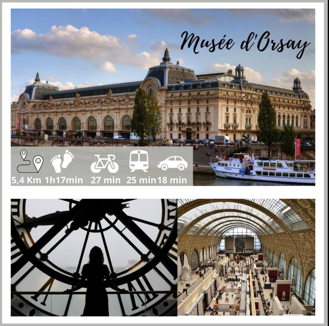 Nice Apartment With Amazing View Of Paris + Parking Eksteriør billede